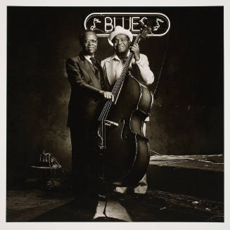 "Baby Doo" Caston & Willie Dixon, October, 1984