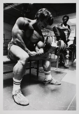 Mike Mentzer at Gold's Gym