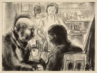 (People in a Cafe)