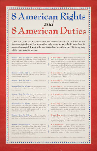 8 American Rights and 8 American Duties