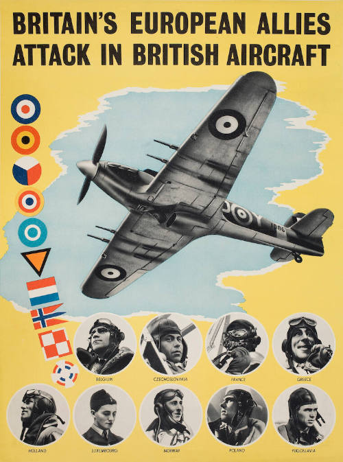 Britain's European Allies Attack in British Aircraft