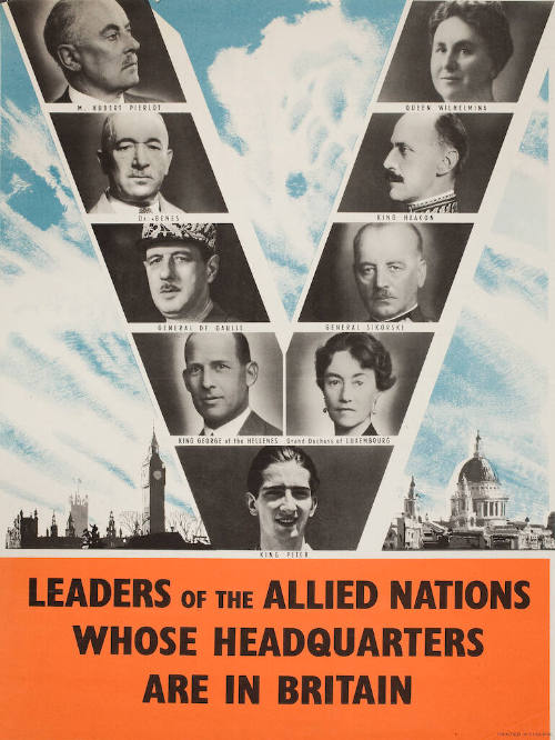 Leaders of the Allied Nations Whose Headquarters are in Britain