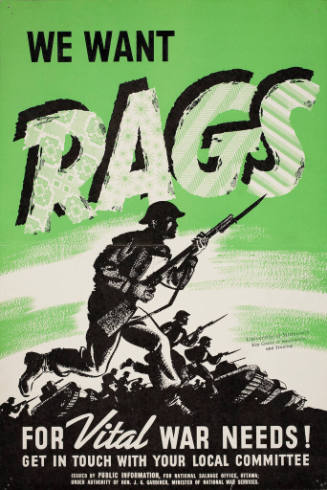 We Want Rags for Vital War Needs!