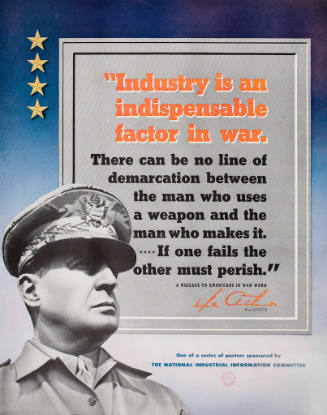 Industry is an indispensable factor in war