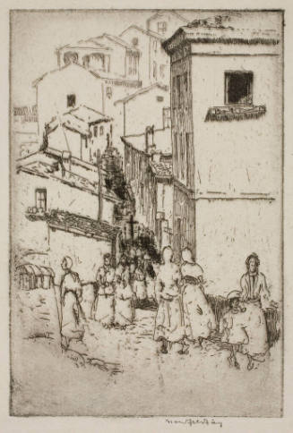 Fornacetta or 3rd Procession, Barga, 1909