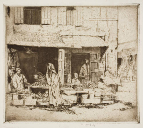 Jewish Market, 1909, Tangier