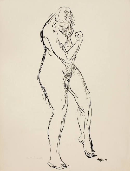 Untitled (standing female nude)