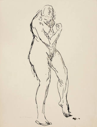 Untitled (standing female nude)