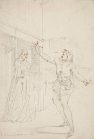 Scene From a Shakespearian Play (Lady and Jester)