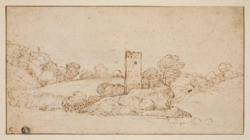 Landscape with Ruined Tower