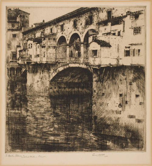 untitled (Italian Bridge, Poute Vecchio?)