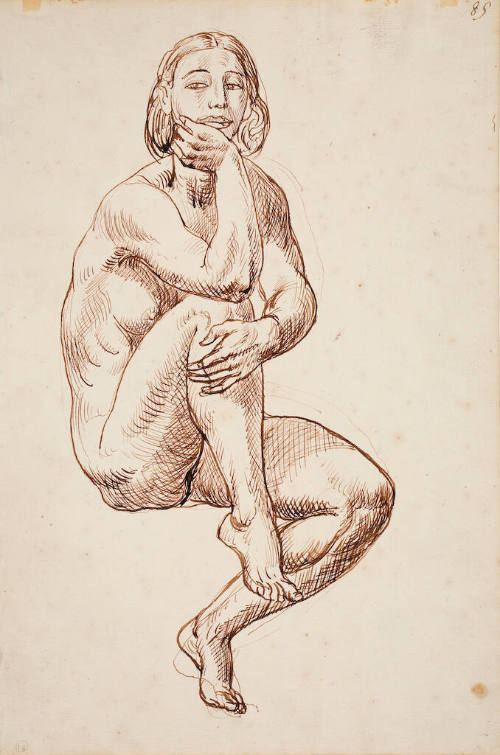 Seated Female Nude