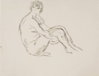 Untitled (Seated Female Nude)