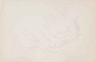 Untitled (Reclining Female Nude)