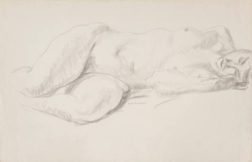 Untitled (Reclining Female Nude)