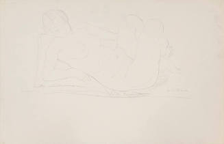 Untitled (Reclining Female Nude)