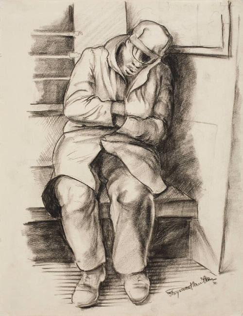 Seated Man, Sleeping