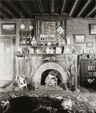 A Fireplace with Near Eastern souvenirs