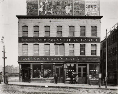 "Headquarters for Springfield Lager," Castle & Tremont Sts