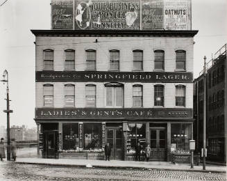 "Headquarters for Springfield Lager," Castle & Tremont Sts