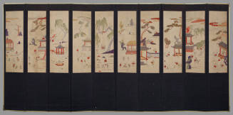Ten-panel folding screen of a Hundred Boys