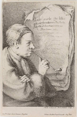 Head of a Man Smoking (frontispiece)