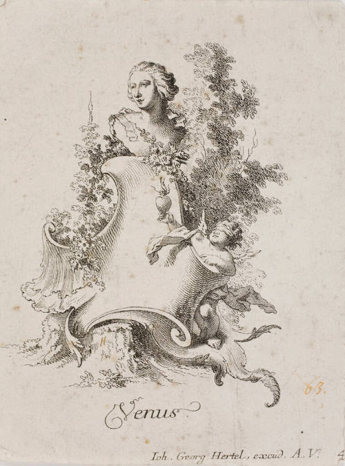 Design for a Cartouche (after Boucher?)