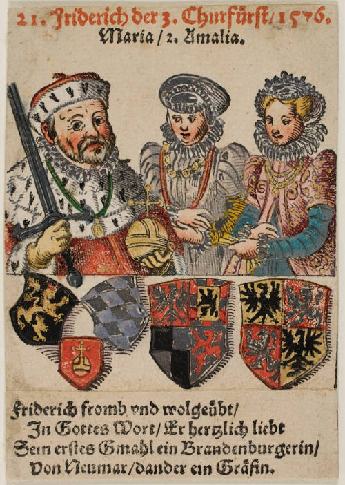 King Frederick III, Maria, and Amalia