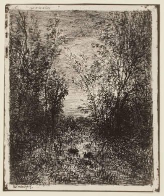 Le Russeau dans la Clairiere, 1862