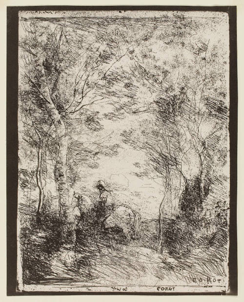 Le Petit Cavalier Sous Bois, 1854