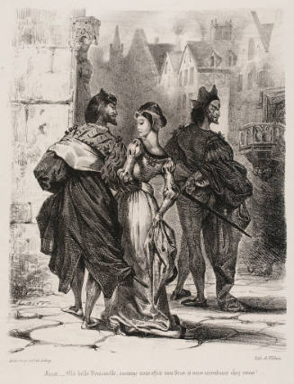 Faust Cherchant a Seduire Marguerite, 1827