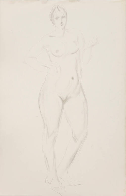 untitled (standing female nude)