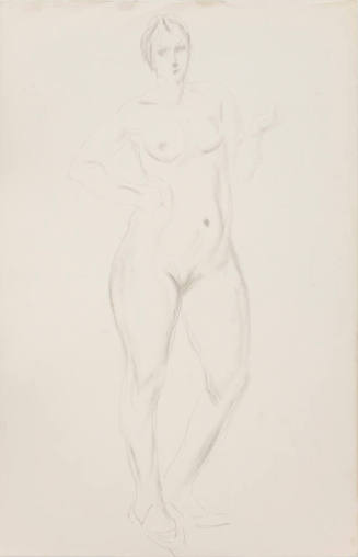 untitled (standing female nude)