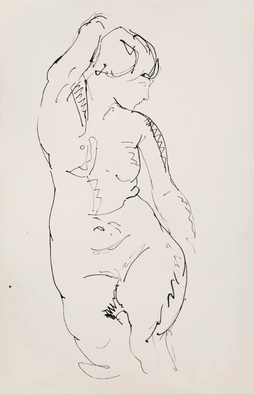 Female Nude with Raised Arm