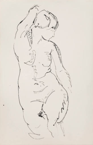 Female Nude with Raised Arm