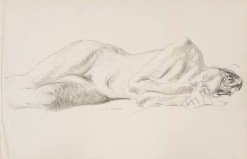 Untitled (Reclining Female Nude)