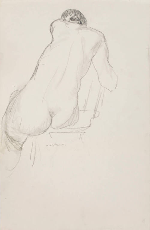 Untitled (Nude Seated in Chair)