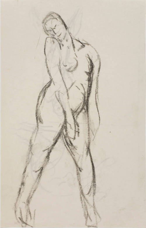 Untitled (standing female nude)