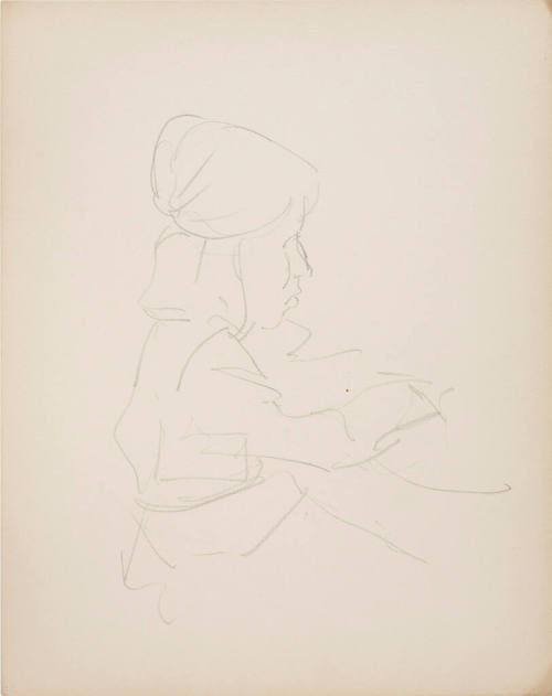 Untitled (Side View of Girl's Head)