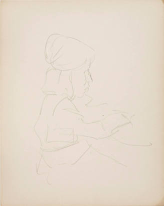 Untitled (Side View of Girl's Head)