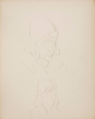 Untitled (Two Heads of Girls)