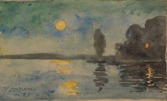 Untitled (Evening Lake View)