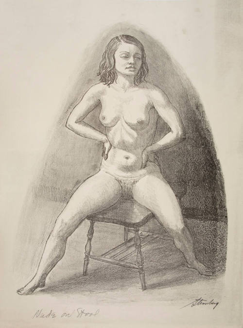 Nude on Stool